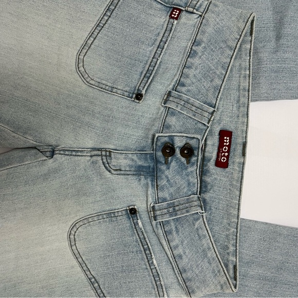 Moto - ultra low rise y2k light wash jeans  - size 26 - Picture 5 of 13